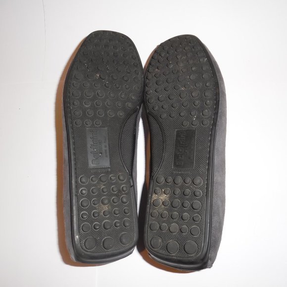 Baldinini Shearling Sheepskin Suede‎ Fur Moccasins Shoes Slip On Loafers - Picture 10 of 13